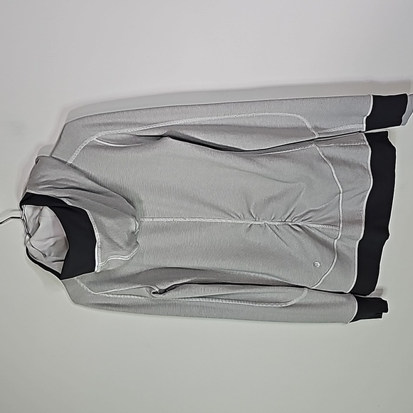 Lululemon heathered gray size 4 base runner hoodie - Picture 4 of 6